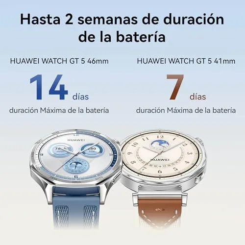 HUAWEI ▫️ Relógio inteligente Watch GT 5 de 46 mm, silhueta com design sofisticado, preto 5