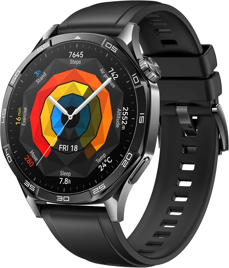 HUAWEI ▫️ Relógio inteligente Watch GT 5 de 46 mm, silhueta com design sofisticado, preto
