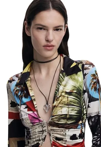 Desigual ▫️ Camisola TS_Newspaper_Lacroix para mulher 2