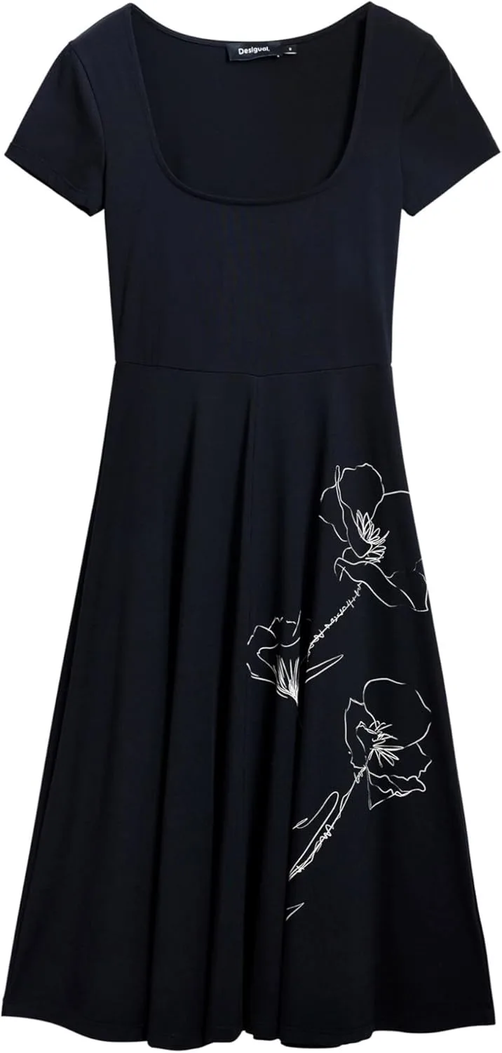 Desigual ▫️ Vest_napoles Vestido Casual Mulher