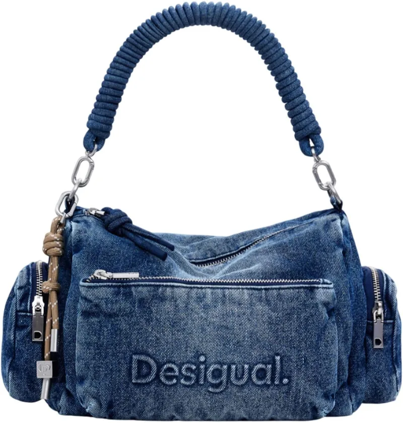 Desigual ▫️ Mala Bag_half Logo - BAG_HALF LOGO para mulher