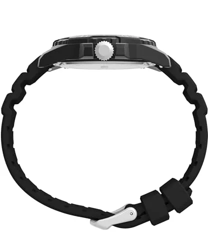 Timex ▫️ Relógio analógico de quartzo para homem com bracelete em silicone TW5M61200 2
