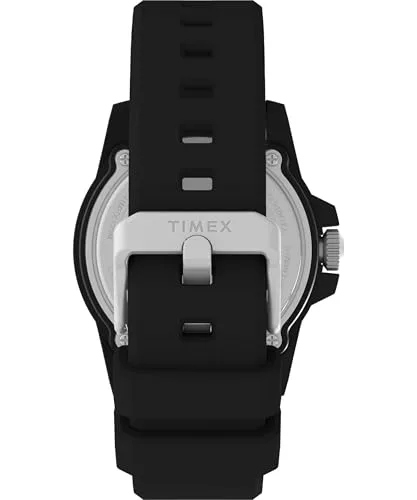 Timex ▫️ Relógio analógico de quartzo para homem com bracelete em silicone TW5M61200 3