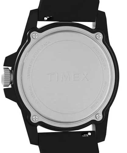 Timex ▫️ Relógio analógico de quartzo para homem com bracelete em silicone TW5M61200 4