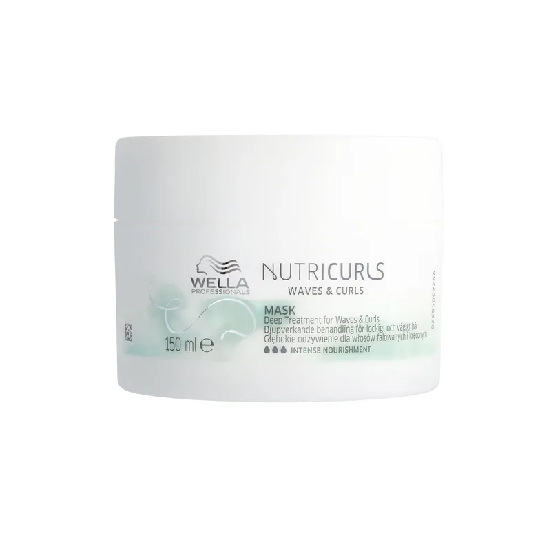 Wella Professionals ▫️ NUTRICURLS - Máscara capilar - Tratamento intensivo para cabelos ondulados e encaracolados - Nutre e define