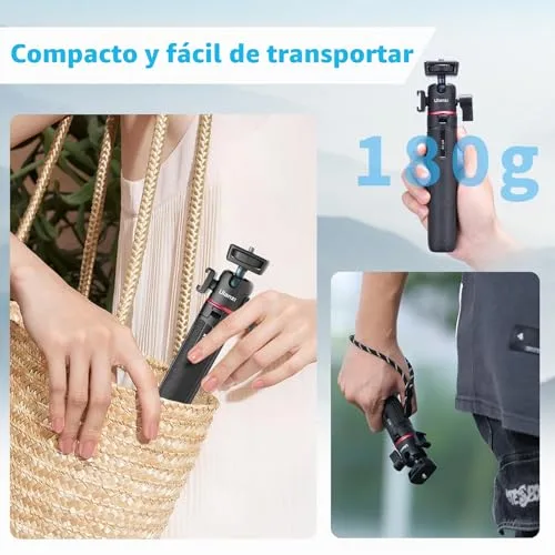 ULANZI ▫️ MT-73 Mini-tripé para câmara 54 cm/21,6 pol. - Pequeno, com parafuso de 1/4'' - Compatível com câmaras compactas - Ideal para viagens e para levar no bolso 4
