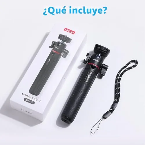 ULANZI ▫️ MT-73 Mini-tripé para câmara 54 cm/21,6 pol. - Pequeno, com parafuso de 1/4'' - Compatível com câmaras compactas - Ideal para viagens e para levar no bolso 7