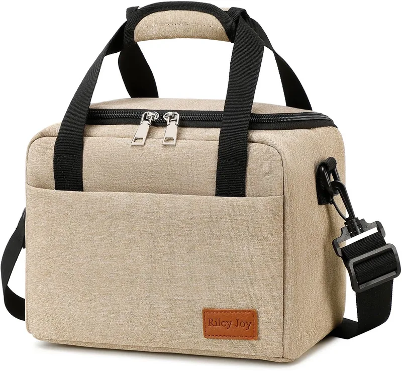 Riley Joy ▫️ Saco térmico portátil para piquenique de 8,5 L, impermeável, com isolamento térmico e alça ajustável, saco térmico dobrável para crianças e adultos