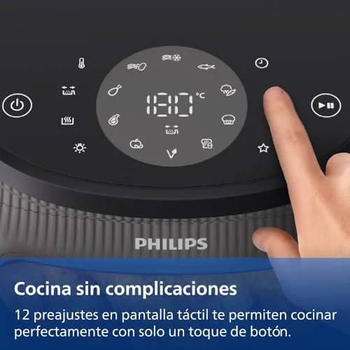 PHILIPS ▫️ 3000 Airfryer - Fritadeira de ar quente de 6,2 L, 16 em 1, ecrã tátil, preta 6
