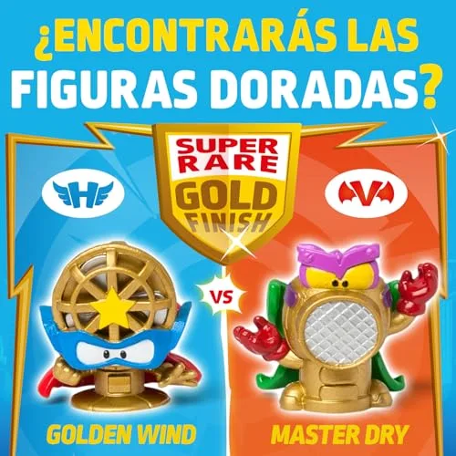 SUPERTHINGS RIVALS OF KABOOM ▫️ SUPERTHINGS KAZOOM Power Battle – Embalagem de 10. Contém 10 SuperThings (inclui 1 figura surpresa e 1 capitão dourado). Embalagem 1 de 2 5