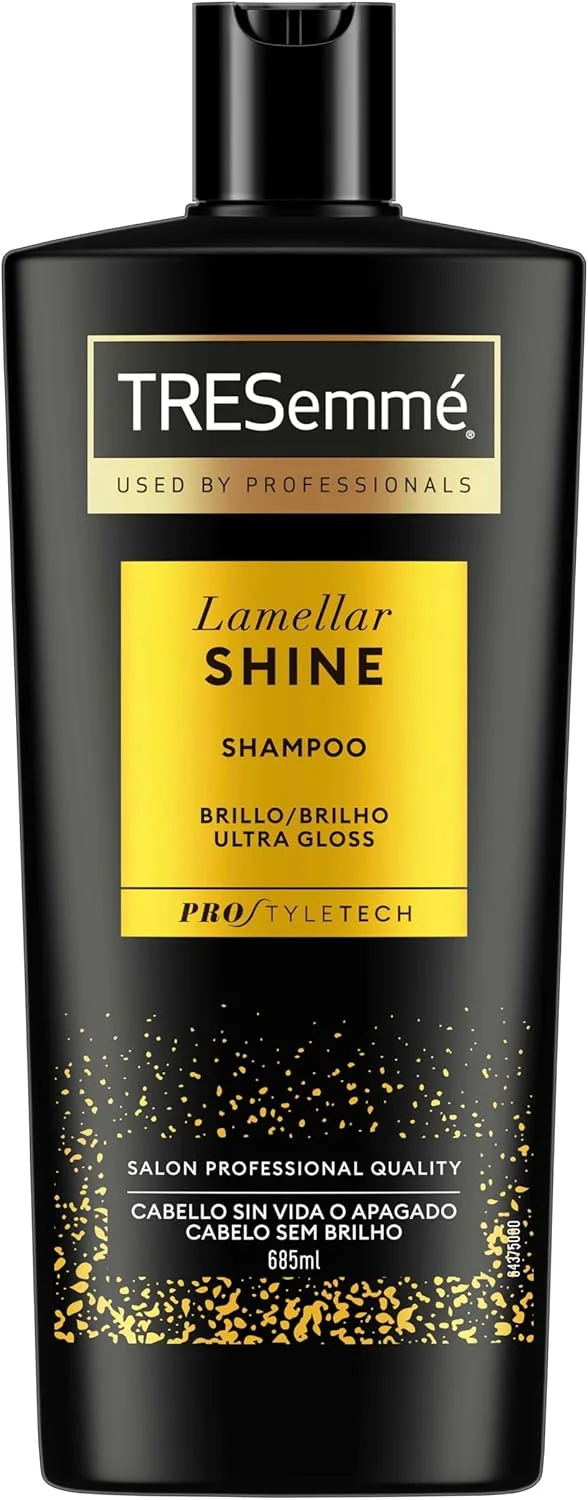 Unilever ▫️ TRESemmé Champô Brilho Lamelar para cabelos sem vida ou baços, 685ml