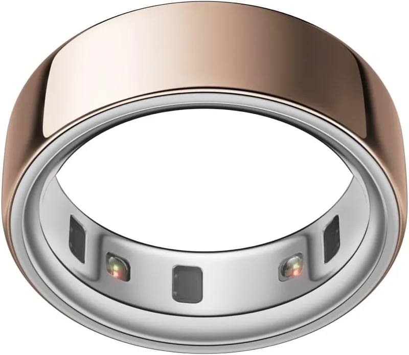 OURA Ring 4 Anel Inteligente - Ouro Rosa - Tamanho 11 | Descubra o seu tamanho com o Kit de Medição do Ring 4 | Monitoriza o sono, a frequência cardíaca, o stress e muito mais - até 8 dias de autonomia