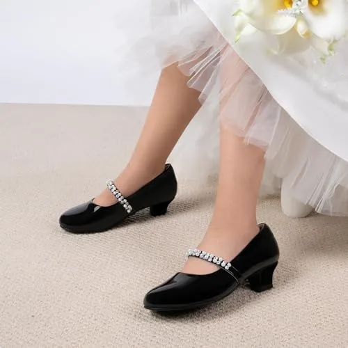 DREAM PAIRS ▫️ Sapatos Mary Jane com tira, sapatos rasos, sapatilhas de bailarina, sapatos de princesa, sapatos para casamento 2