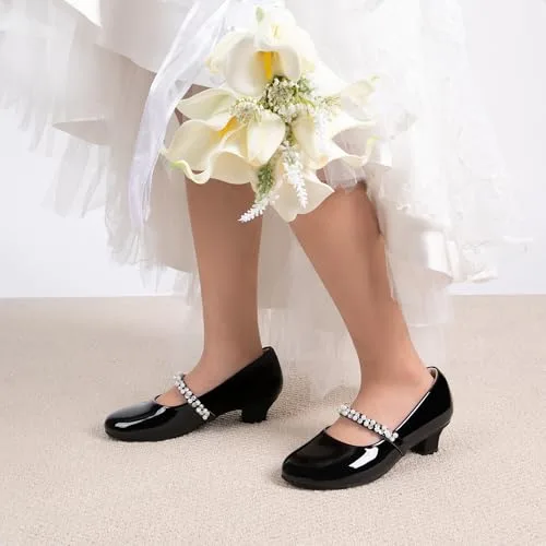 DREAM PAIRS ▫️ Sapatos Mary Jane com tira, sapatos rasos, sapatilhas de bailarina, sapatos de princesa, sapatos para casamento 3