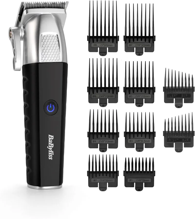 BaByliss ▫️ Máquina de cortar cabelo Lithium Power, sem fios, bateria de lítio, carregamento rápido, lâminas de aço japonesas