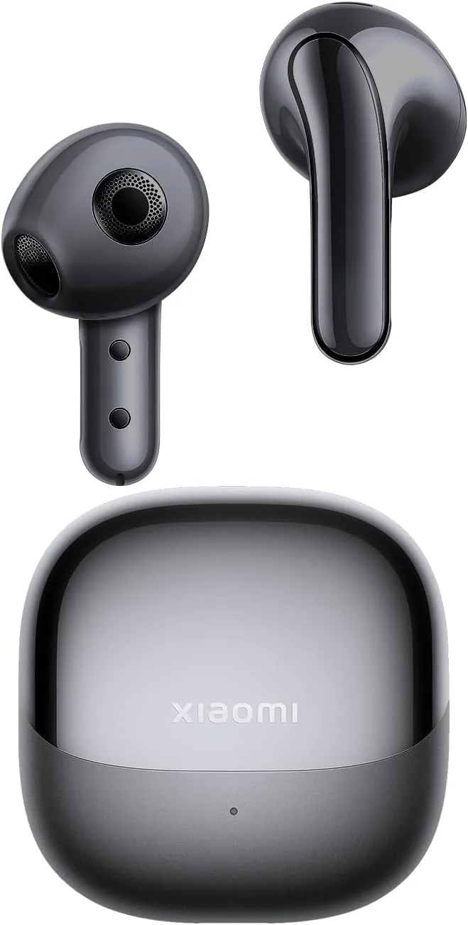 XIAOMI ▫️ Buds 5 - Auscultadores sem fios, cancelamento ativo de ruído, Harman Audio EFX, alta resolução, design ergonómico, até 30 horas de autonomia da bateria, preto (versão EN)