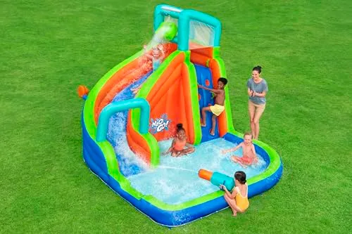 Bestway ▫️ 12' x 10'6" x 8'10"/3,65 m x 3,20 m x 2,70 m Turbo Splash Mega Parque Aquático 3