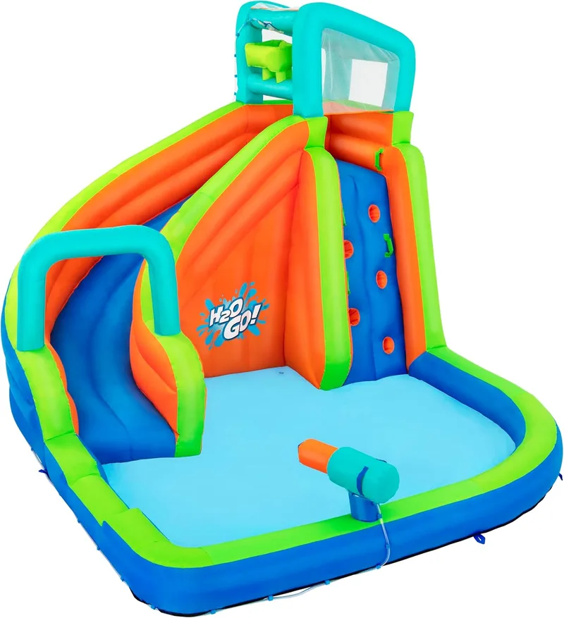 Bestway ▫️ 12' x 10'6" x 8'10"/3,65 m x 3,20 m x 2,70 m Turbo Splash Mega Parque Aquático