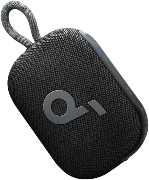 Soundcore ▫️ Select 4 Go – Altifalante Bluetooth portátil, mini altifalante para o duche, 20 horas, IP67, mini altifalante Bluetooth, flutuante, som potente de 5 W, uso interior e exterior, ciclismo