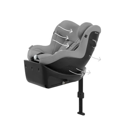 Cybex ▫️ Sirona Gi i-Size Plus/Cinza Pedra - Cinza Médio PU1 6