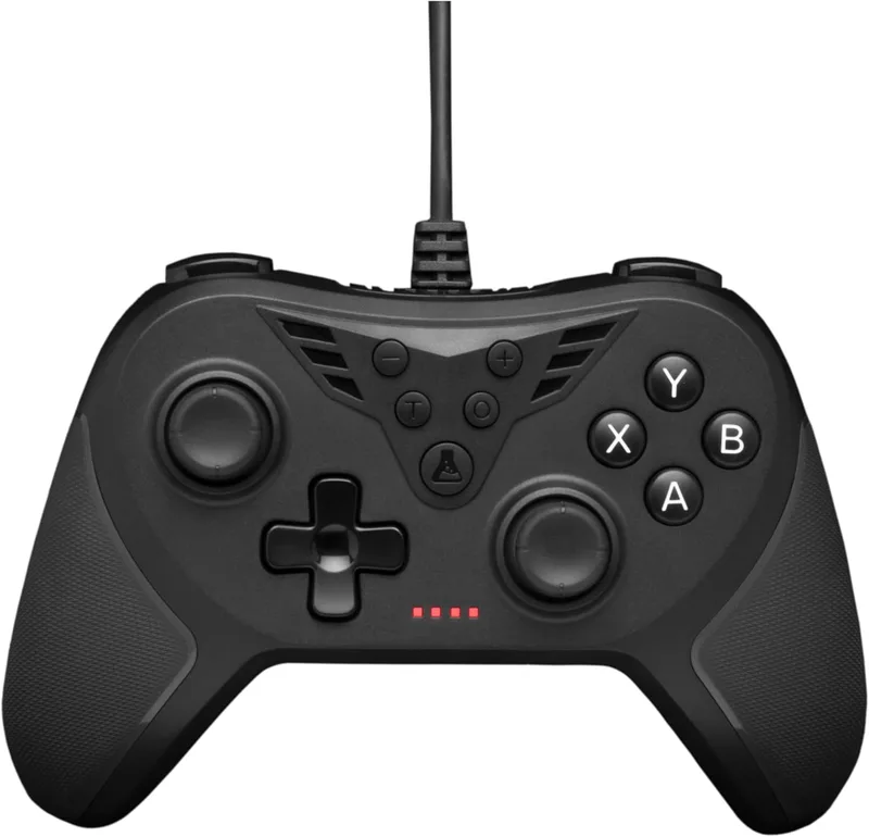 The G-Lab ▫️ K-Pad Helium - Controlador para PC com USB - Controlador para jogos PS3 - Vibração incorporada - Joystick para PC, 12 botões, 4 gatilhos (2 personalizáveis) - Botão Turbo e macros programáveis