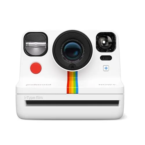 Polaroid ▫️ Now+ Geração 2 - Pacote de câmara + rolo (16 fotografias incluídas), Cor Branca, câmara de fotografia instantânea controlada por aplicação e ligada via Bluetooth, 6437 2
