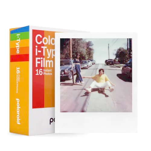 Polaroid ▫️ Now+ Geração 2 - Pacote de câmara + rolo (16 fotografias incluídas), Cor Branca, câmara de fotografia instantânea controlada por aplicação e ligada via Bluetooth, 6437 5