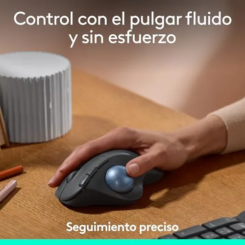 Logitech ▫️ Rato sem fios com trackball Ergo M575S 2
