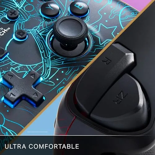 Power A ▫️ Comando sem fios PowerA melhorado para a Nintendo Switch com Lumectra - Vórtice galáctico 7