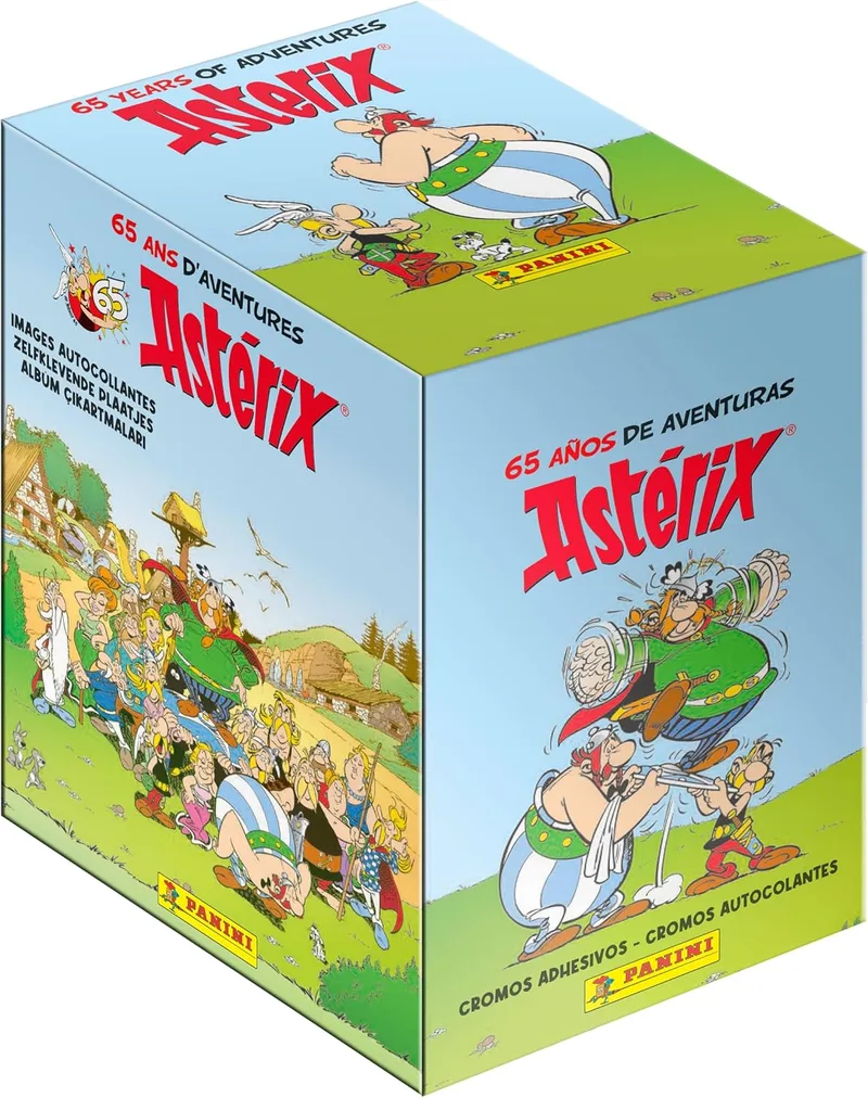 Panini ▫️ Asterix 65EME - Caixa de 36 bolsos, 004879BOX36F