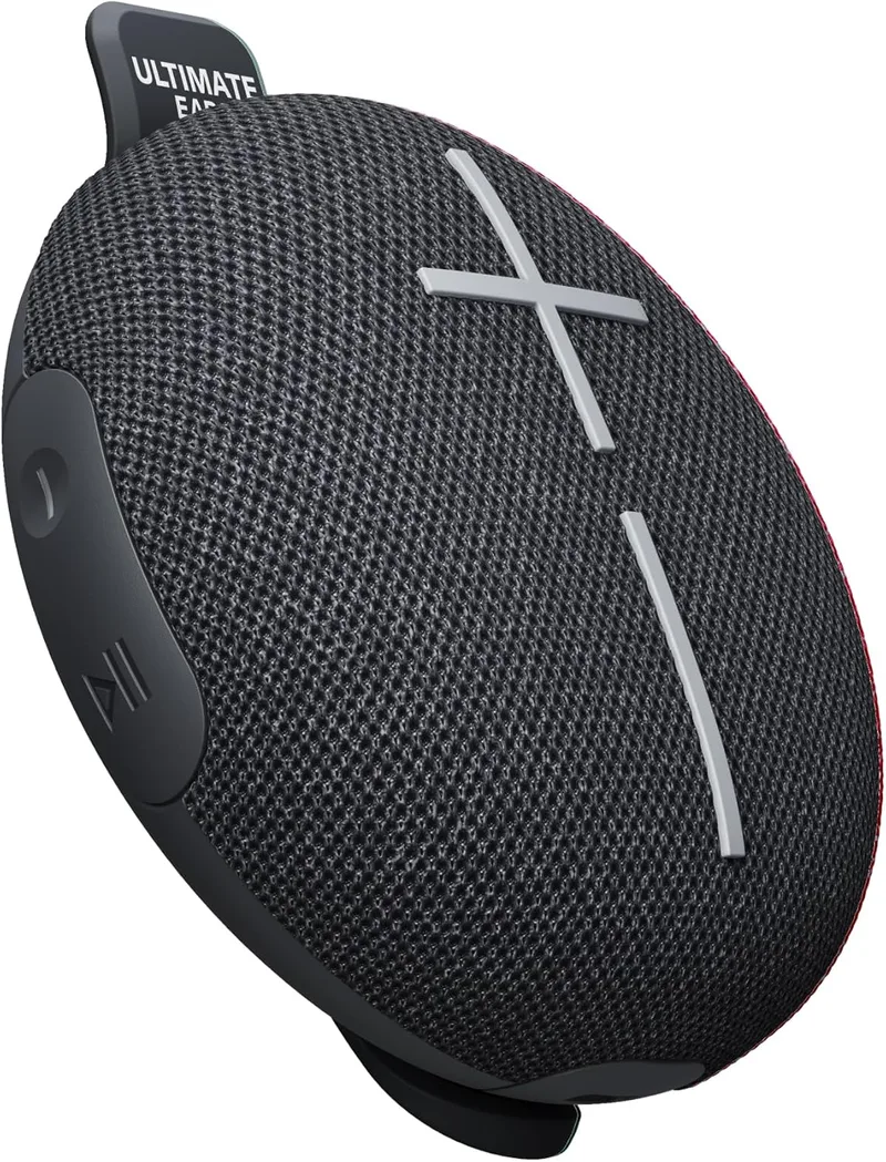 Ultimate Ears ▫️ MINIROLL, Altifalante Bluetooth resistente à água e ultraportátil, graves potentes, classificação IP67 à prova de poeira, alcance de 40 m - Preto