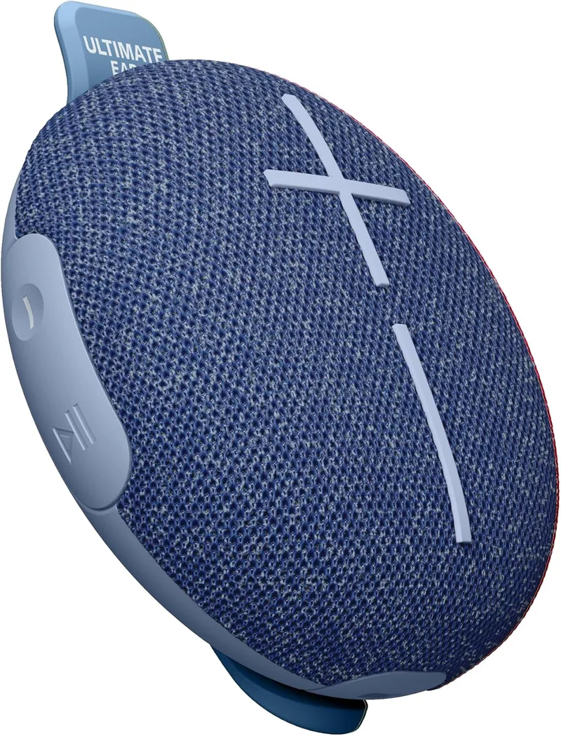 Ultimate Ears ▫️ MINIROLL, Coluna Bluetooth ultraportátil e à prova de água, graves potentes, IP67 à prova de pó, alcance de 40 m - Azul