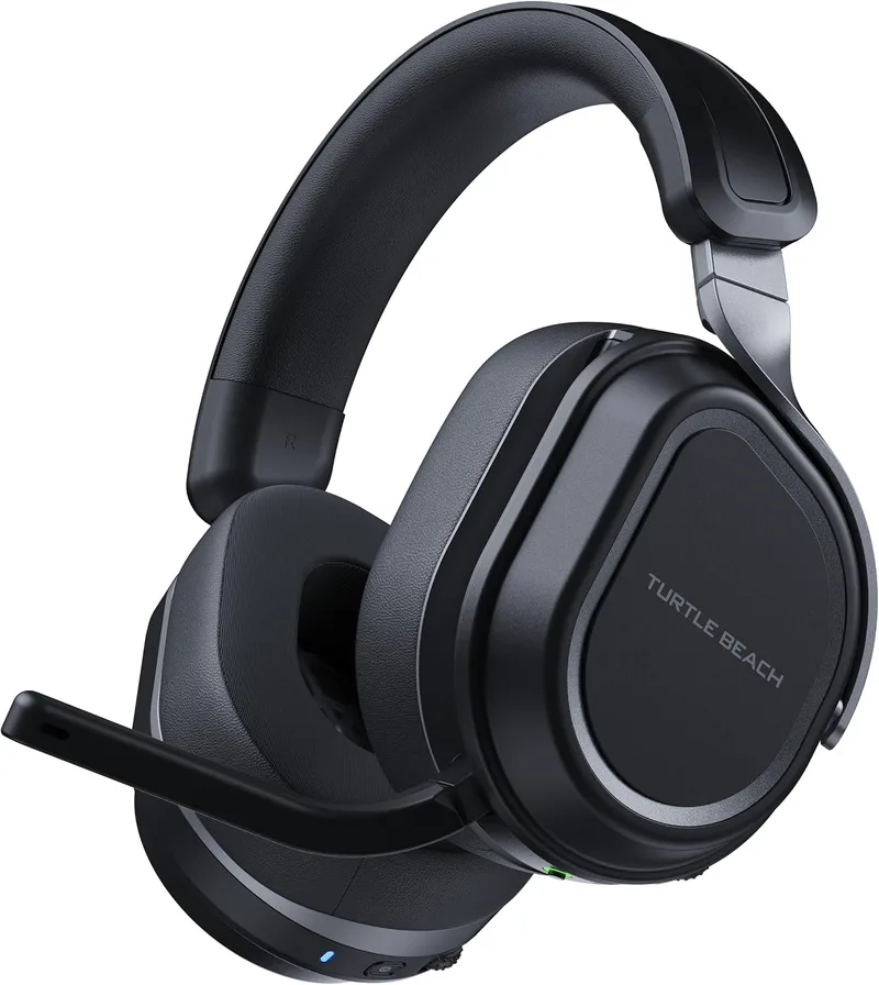 Turtle Beach ▫️ Auscultadores sem fios para jogos Stealth 700 Preto para Xbox, com bateria de 80 horas, altifalantes de 60 mm, transmissores duplos e Bluetooth para Xbox Series X ou S, Xbox One e PC