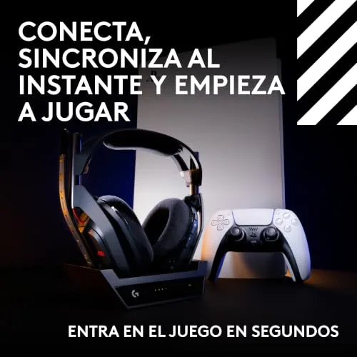 Logitech G ▫️ Auscultadores sem fios para jogos Astro A50 Lightspeed + Base 5