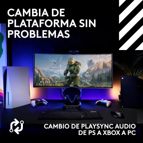 Logitech G ▫️ Auscultadores sem fios para jogos Astro A50 Lightspeed + Base 6