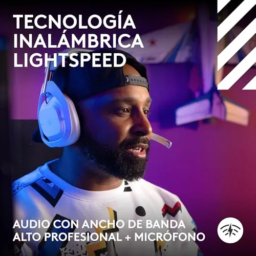 Logitech G ▫️ Auscultadores sem fios para jogos Astro A50 Lightspeed + Base 4