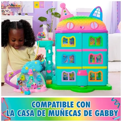 DREAMWORKS GABBY'S DOLLHOUSE ▫️ A Casa de Bonecas da Gabby - Conjunto de 17 peças «Gabby's Dollhouse Kitty Care Ear» - Cuidados com os gatinhos: 4 bonecas + mobiliário + acessórios - Brinquedos para meninas a partir dos 3 anos - Presente para meninas a partir dos 3 anos 7