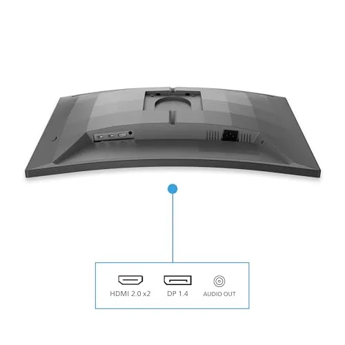 PHILIPS ▫️ Monitor de jogos Evnia 27M2C5200W, 27 polegadas, painel Fast VA a 280 Hz, 1 ms GtG, HDR10, altura ajustável, (1920x1080, HDMI 2.0 x 2) Cinza escuro 4