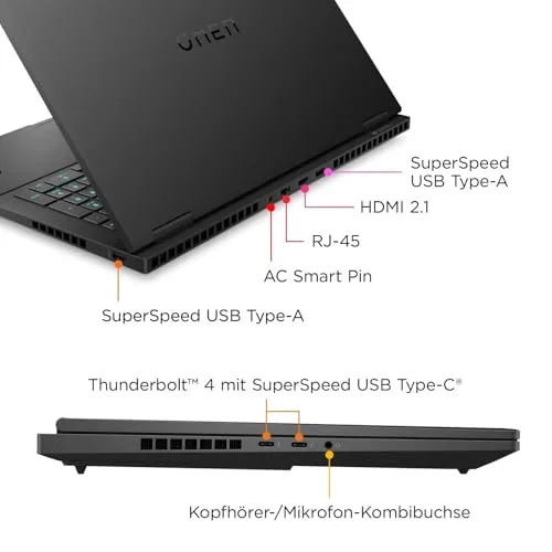HP ▫️ Omen 16-wf1072ng Intel Core i7-14700HX 40,89 cm 16,1" FHD 16 GB 1 TB SSD RTX 4060 8 GB W11H Shadow Black 7