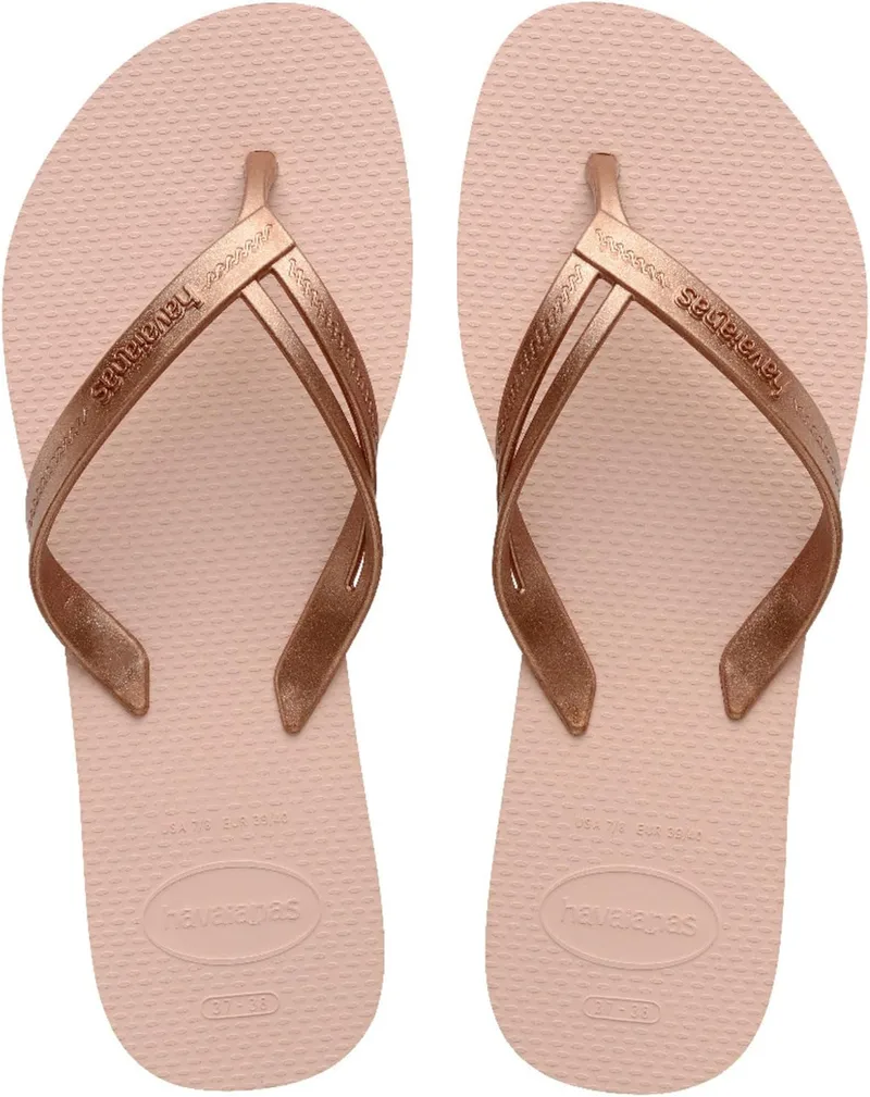 Havaianas ▫️ Elegance, chinelos elegantes, duráveis e confortáveis com tiras elegantes e sola antiderrapante, para mulher