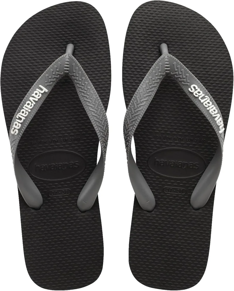 Havaianas ▫️ Top Logo Pop Up, chinelos confortáveis, elegantes e versáteis, baseados no modelo Top, tiras com logótipo marcante, sola antiderrapante, adultos unissexo