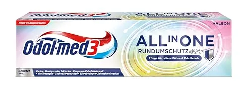 Odol-med 3 ▫️ Odol-med3 All in One 40+ - Pasta de dentes para o cuidado de dentes e gengivas sensíveis e maduras a partir dos 40 anos, 75 ml, pasta de dentes 2