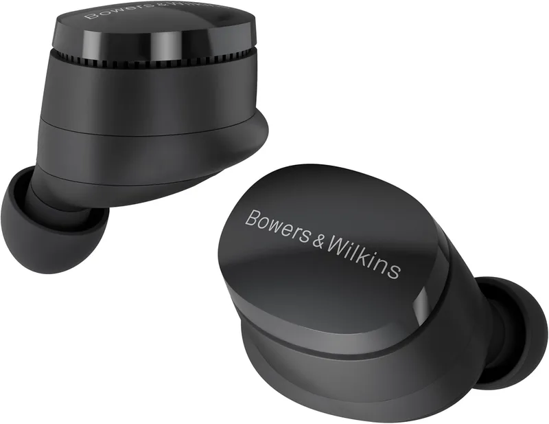 Bowers & Wilkins ▫️ Pi6: Auscultadores sem fios True Wireless com Bluetooth, aptX, cancelamento ativo de ruído e microfones integrados - Storm Grey