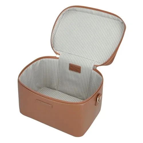 Pepe Jeans ▫️ Elia Bolsa de higiene ajustável com alça de ombro castanha 23,5 x 16 x 16 cm Couro sintético da Joumma Bags 4