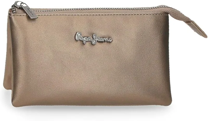 Pepe Jeans ▫️ Carteira Ruby, carteira, porta-moedas, em poliéster com pormenores em pele sintética. Compartimentos, fechos de correr em creme. De Joumma Bags