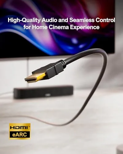 ULTIMEA ▫️ Barra de Som 5.1 com Dolby Atmos, Sistema de Som Surround, Sistema de Som de Cinema em Casa, Barra de Som para TV com Subwoofer, 2 Altifalantes Surround, HDMI eARC/ÓPT/AUX, Aura A50 Pro 5
