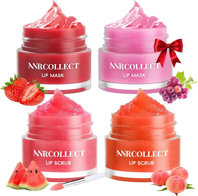 ANRCOLLECT ▫️ Conjunto de Bálsamo Labial e Esfoliante Labial