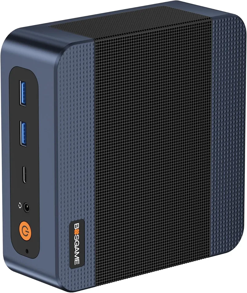 BOSGAME ▫️ Mini PC E7 100U com Intel Core i3, 16 GB de DDR4 e 512 GB PCIe 3.0
