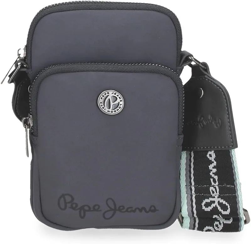 Pepe Jeans Corin, Porta-moedas, Bolsa de toucador, Carteira, em poliéster com acabamentos em pele sintética, várias ranhuras, com fecho de correr. por Joumma Bags