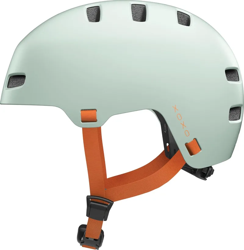 ABUS ▫️ Capacete de bicicleta XOXO - Capacete urbano com estilo skater - Capacete para skate, bicicleta e trotineta - com almofada de queixo otimizada - para adolescentes e adultos